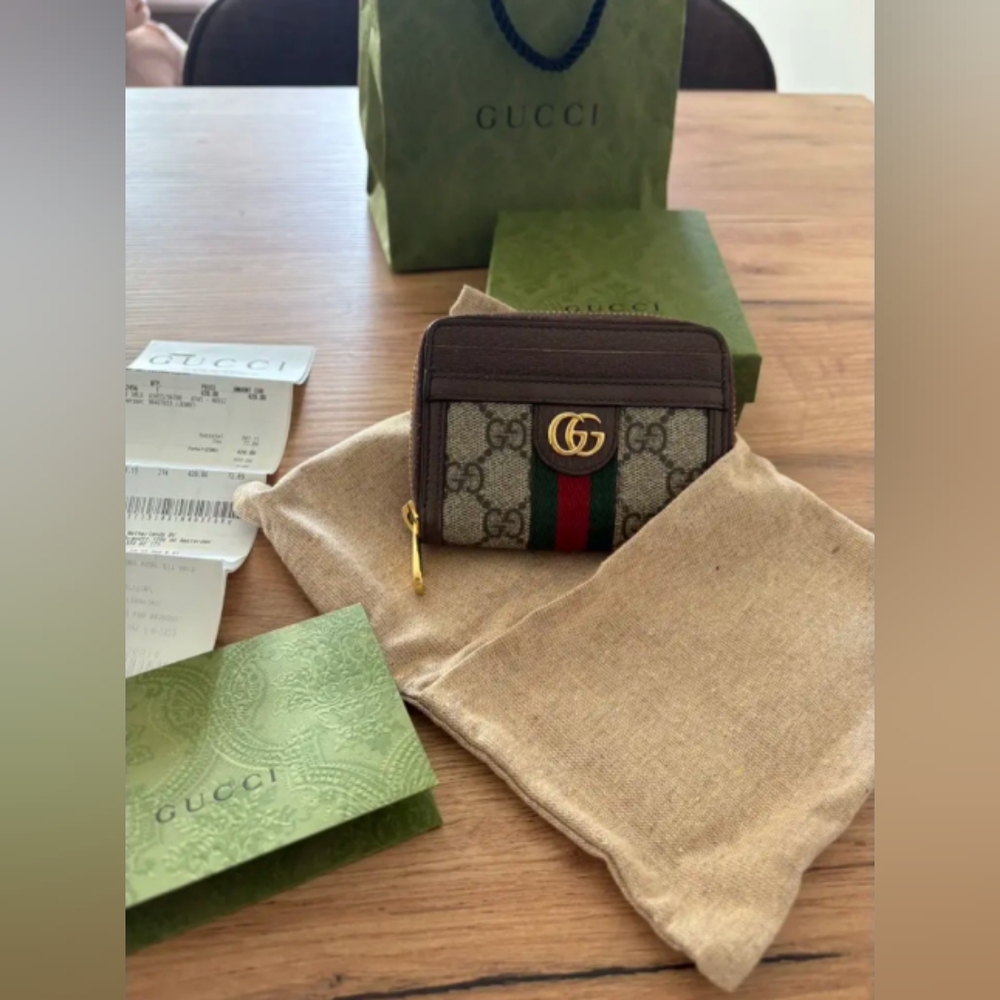 Gucci Ophidia GG Card Case Wallet